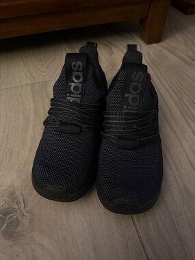 adidas kids’ Black Knit Slip-On Sneakers